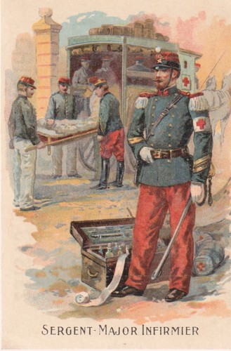 Chromo militaria sergent - ",