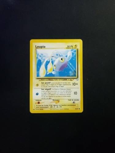 Carte pokemon loupio - carte,