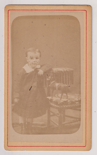 Cdv anonyme enfant - anonyme, avec