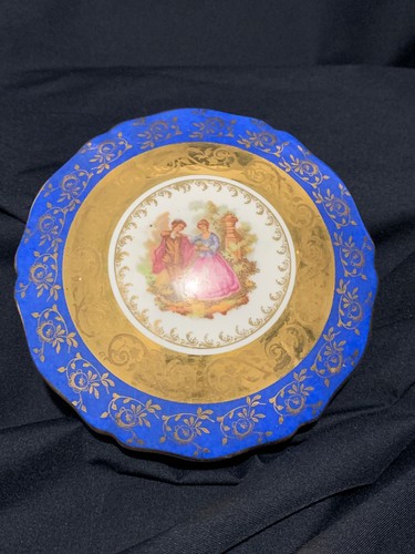 Boite ronde porcelaine de - porcelaine,