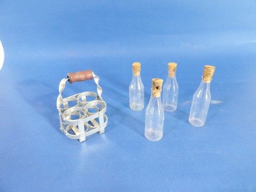 Rare porte bouteilles - , bois