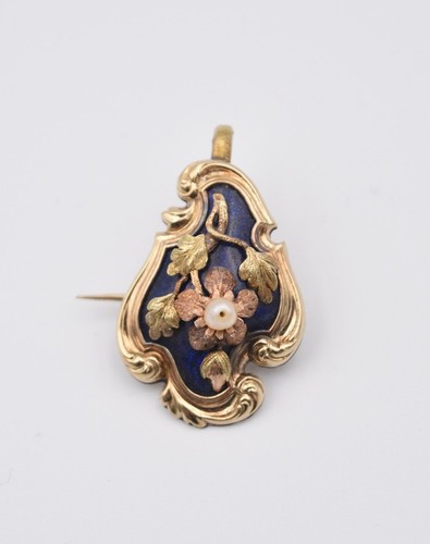 Ancienne broche pendentif - , du