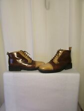 bottines heschung cuir marron/camel pointure 7 (39)