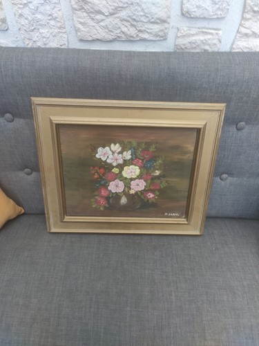 Tableau ancien huile - tableau,
