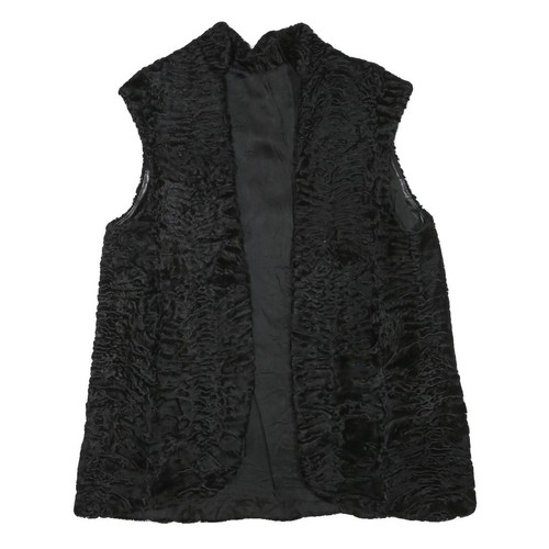 Veste sans manches - veste, fourrure