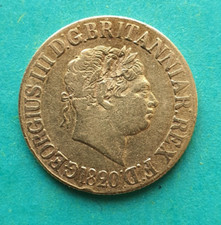 MONNAIE en or     SOUVERAIN  GEORGUS III  de   1820