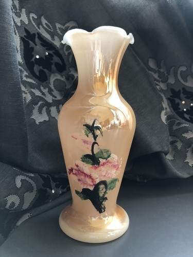Vase opaline beige - beige, déco
