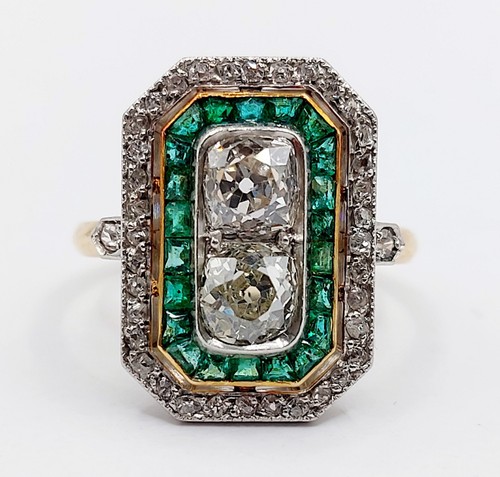 Bague marquise art deco - or, 18k
