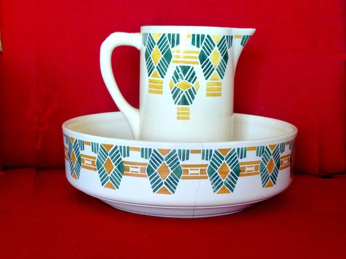 Vasque pot art deco - et,