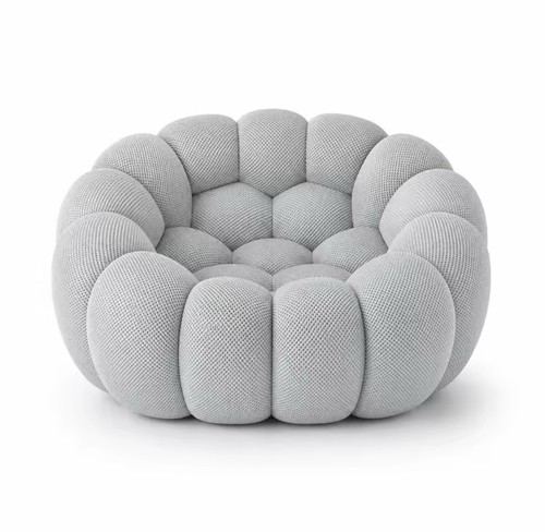 Fauteuil bulle design tissu - ,