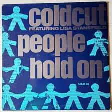 Coldcut Feat Lisa Stanfield "People Hold On", Vinyl MAXI 45t, 1989 TBE