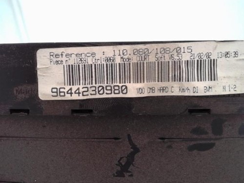 Compteur peugeot 406 phase - peugeot,