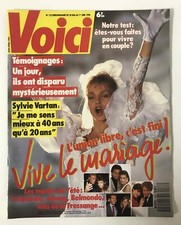 ► VOICI 133/1990 - SYLVIE VARTAN - CHANTAL GOYA - KAREN CHERYL 