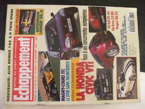 Revue échappement n 330 - **u, n°330