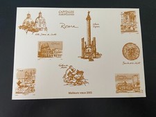 capitales européennes: Rome- document (trésor en taille douce)Phil@poste