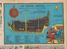 1958 DOCUMENT (ref CG 17) BATEAU LE SOLEIL ROYAL  2pages