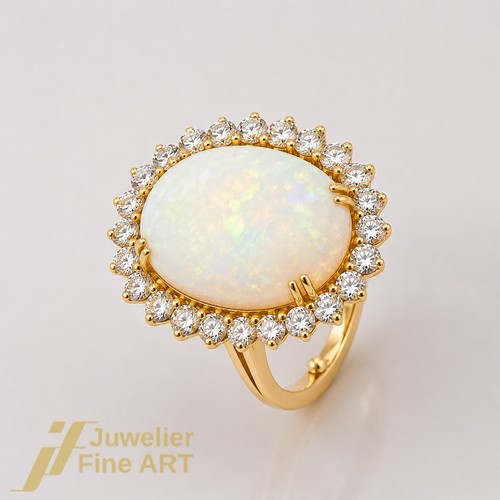 Bague opale 26 - -, &