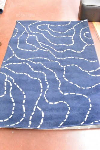 Tapis ikea ferle motif bleu - tapis,