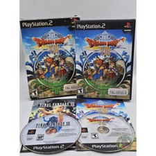 Dragon Quest VIII Journey Cursed King + Demo Final Fantasy PS2 