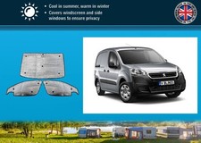 Stores Thermiques pour Camping-car Peugeot Partner 08-18 Ensemble frontal