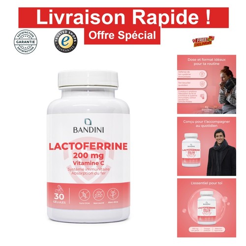 Bandini lactoferrine 200mg - lactoferrine,