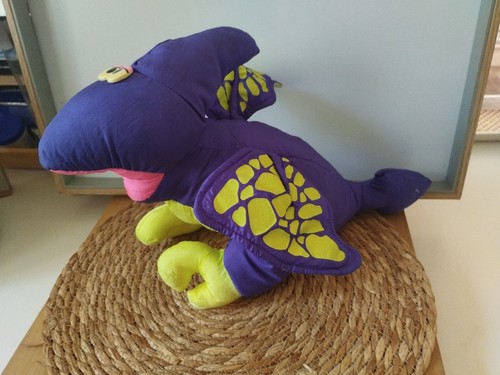 Peluche puffalump dinosaure - peluche,
