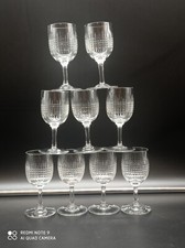 9 verres à vin blanc en