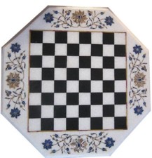 18 " Marbre Échecs Jeu Table
