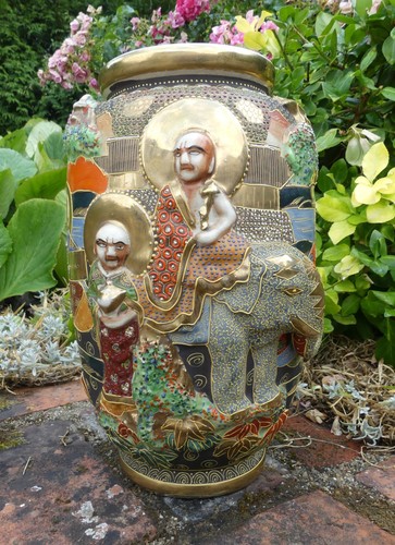 Vase satsuma personnages - satsuma,