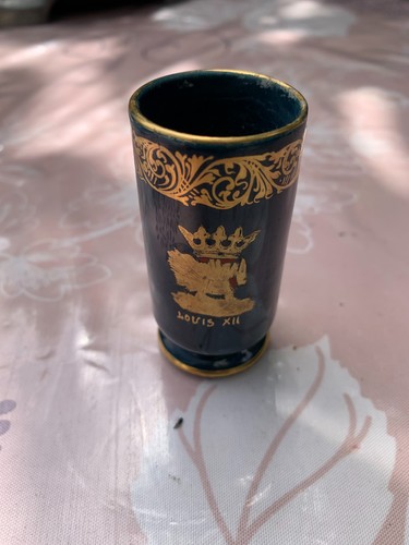 Petit vase cylindrique bleu - petit, de