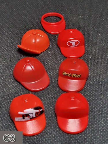 Playmobil casquettes rouges - casquettes,