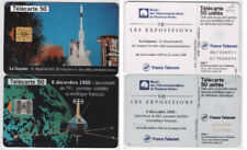 GUYANE  LOT 2 TELECARTES   F627 & F629  50 U ARIANE & SATELLITE