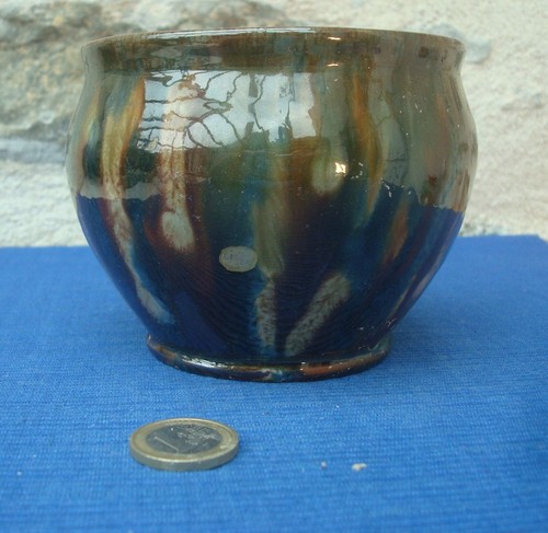 V51 vase céramique emaillée - vase,