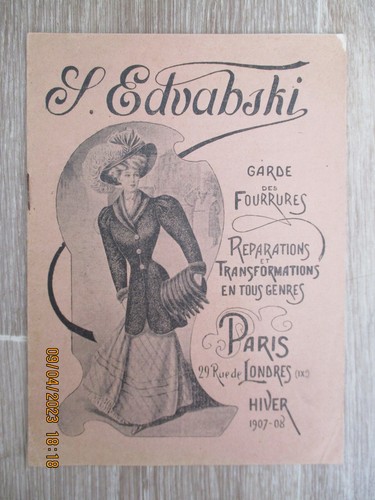 Catalogue fourrures edvabski - catalogue,