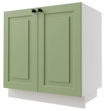Meuble Sous Évier Rimini 80x50x82cm 2 Portes Couleur Au Choix Mat RI-D8Z/80