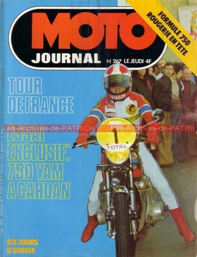 Moto journal 267 - moto, xs