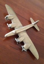 Presse-papiers japonais en métal presse-papiers à hélice d'avion vintage