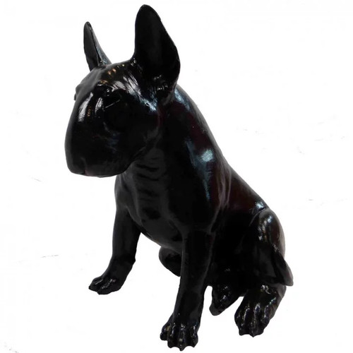 Statue chien bull terrier