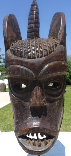 Masque facial dogon bois - masque,