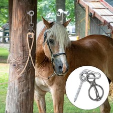 Anneau d'attache pour chevaux - Fixations robustes - Accessoires pour