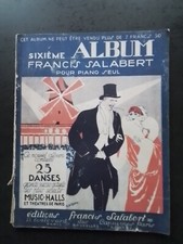 PARTITION   PIANO /  ALBUM SALABERT N° 6- 25 DANSES POUR PIANO SEUL