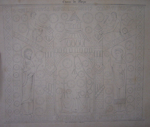 Engraving chassis abbey - chassis, of