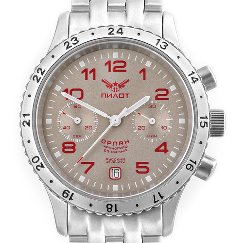 Poljot 3133 chronographe pilot - 3133,