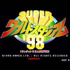 Usé Super World Stade '98 PCB PC Board Namco 1998 Système 12 Jamma Arcade