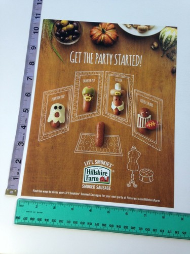 Print cocktail sausages - print, ad