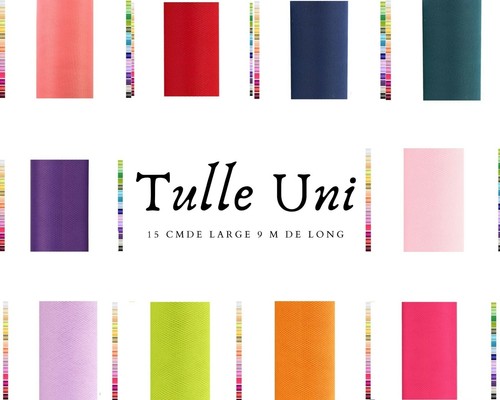 Tulle souple rouleau 15 - souple,