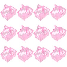  12 Pcs Couffins Panier De Course Minuscules Paniers Maisons Poupées