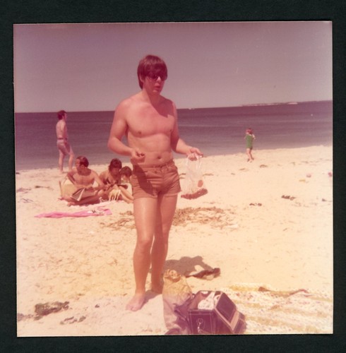 Shirtless man tight - cut, off