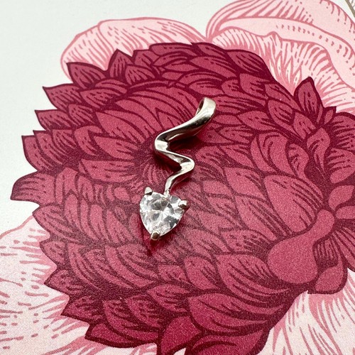 Pendentif argent oxydes - , coeur