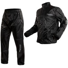 Combinaison Vetements Antipluie Housse Noir Blouson Pantalon Securité Pluie